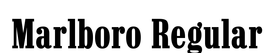 Marlboro Regular Font Download Free